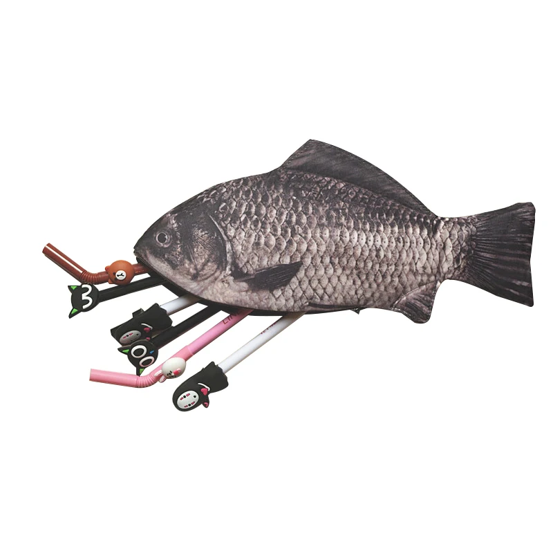 Креативный Забавный кошелек для карпа сумка денег ручек с соленой рыбой