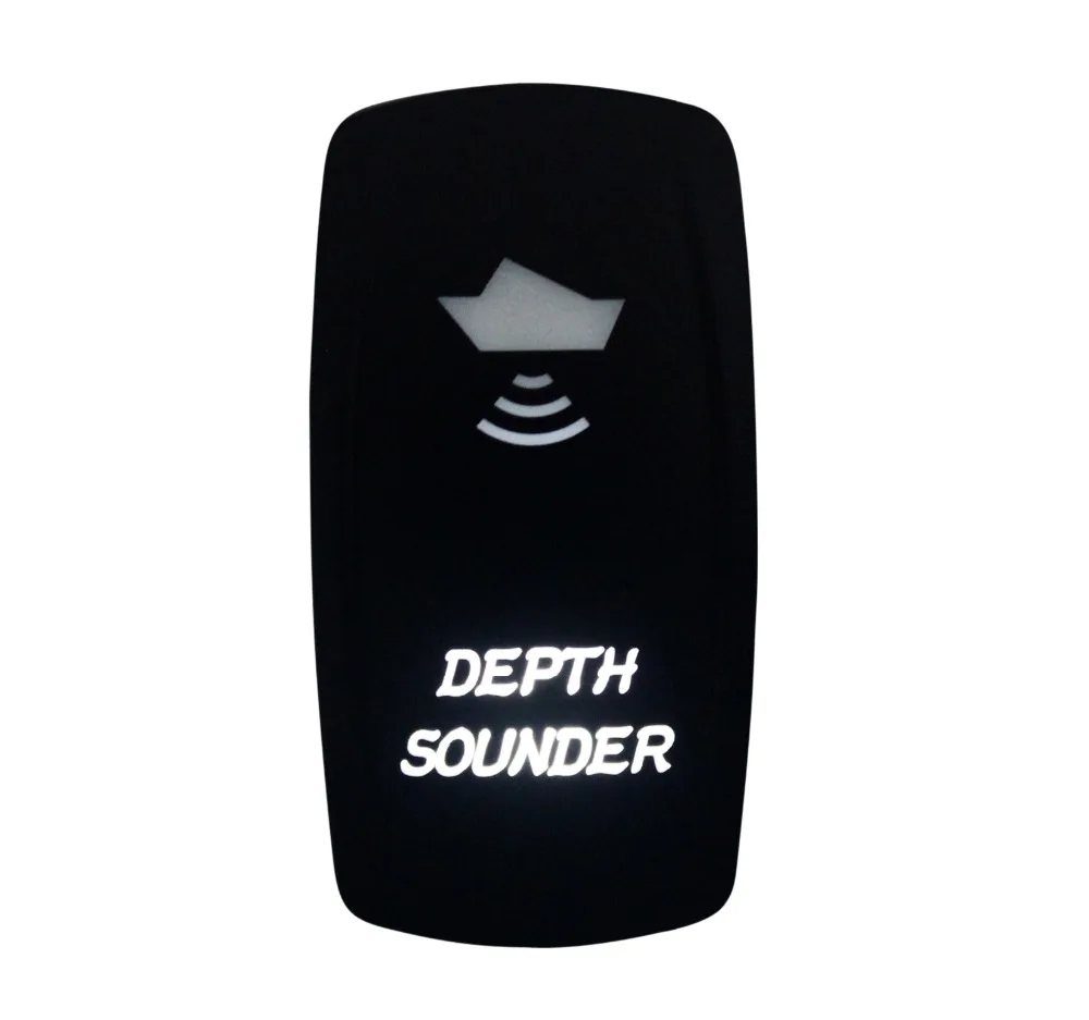 Гидроусилитель глубины 12 В 24 постоянного тока кулисный переключатель Белая