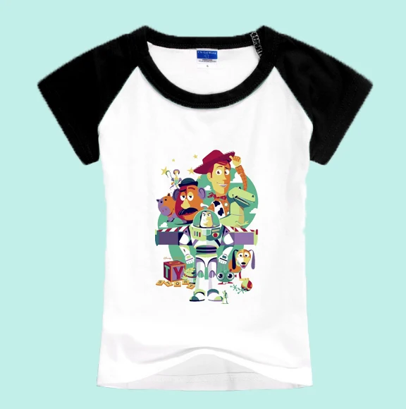 Toy Story/4 детская футболка 2019 г. Новая Детская летняя одежда с короткими рукавами
