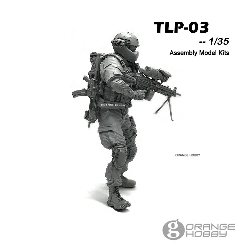 TLP-03 OHS YuFanModel 1/35 TLP-01-05 07-09 TLP серии современный солдат сборки военные полимерные миниатюры Модели Конструкторы oh - Цвет: TLP-03