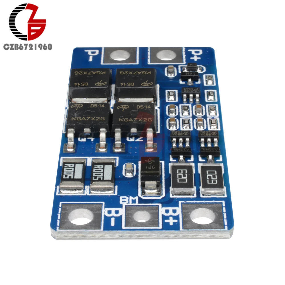 2S 10A 18650 Защитная плата для литиевой батареи BMS PCM PCB Li-Ion Lipo 2 ячейки с функцией баланса модуль защиты зарядного устройства