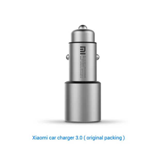 Xiaomi car charger Крепление для спортивной камеры Xiao mi автомобиля Зарядное устройство QC 3,0 Dual USB быстрое зарядное устройство 5 V/3A 9В/2A mi автомобиля-Зарядное устройство для Android iOS iPhone samsung huawei - Тип штекера: Xiaomi car charger