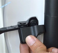 lapetus car styling inner door lock arm stop rust waterproof protect cover kit black for toyota prado fj120 fj150 2013 2020
