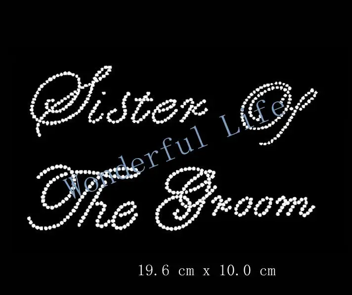 Бесплатная доставка свадебная сестра жениха горный хрусталь Железный на перевод