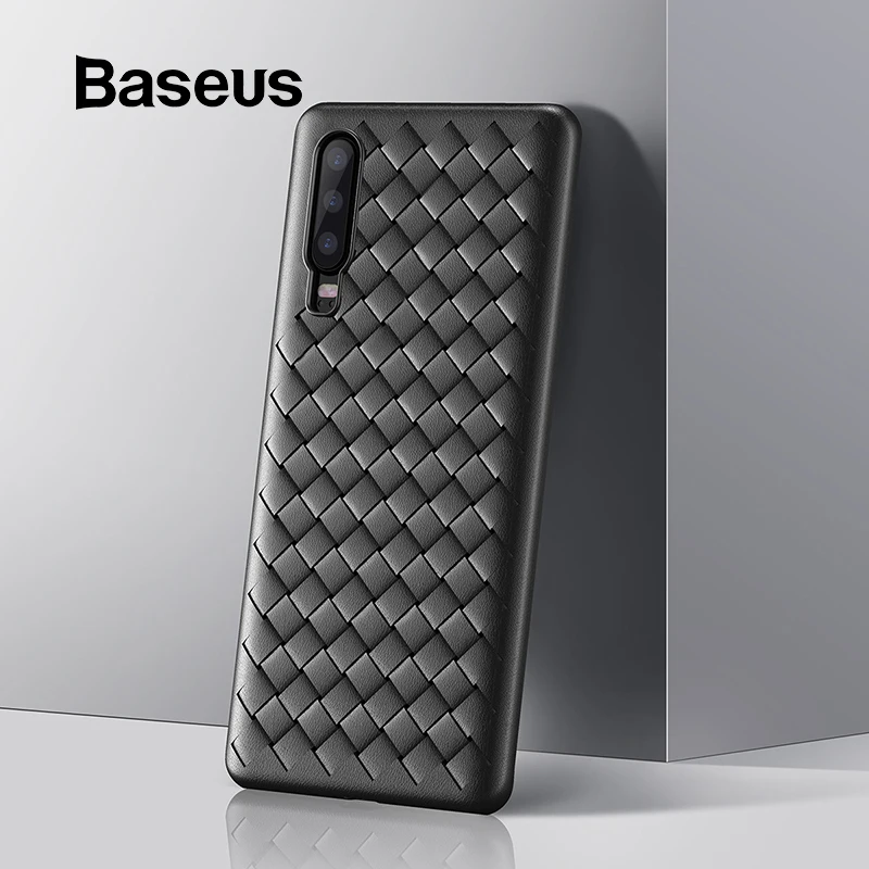 BASEUS бренд BV ткачество чехол накладка из мягкого ТПУ для huawei P20/для P20 P30 Pro Стильная