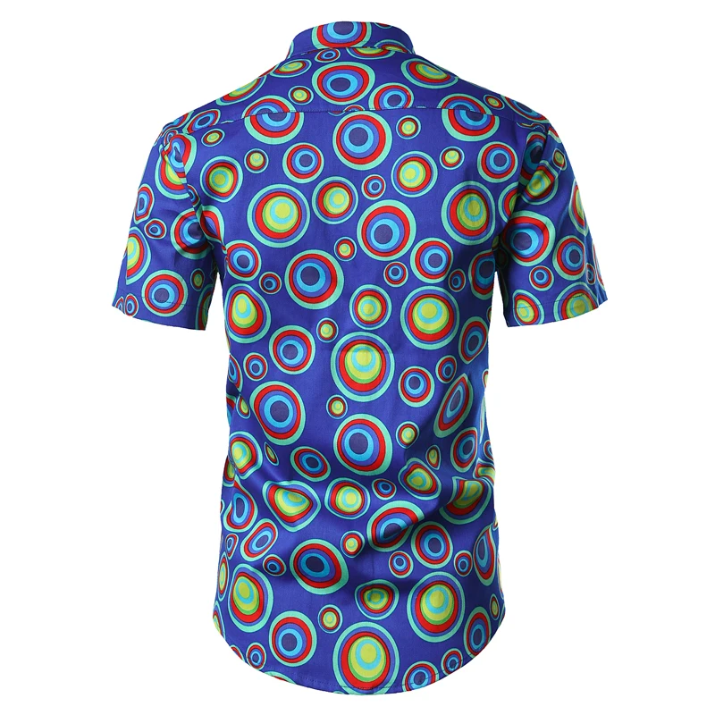 Лето 2017 бренд Для Мужчин's Повседневное в Футболки крапинку короткий рукав Slim Fit