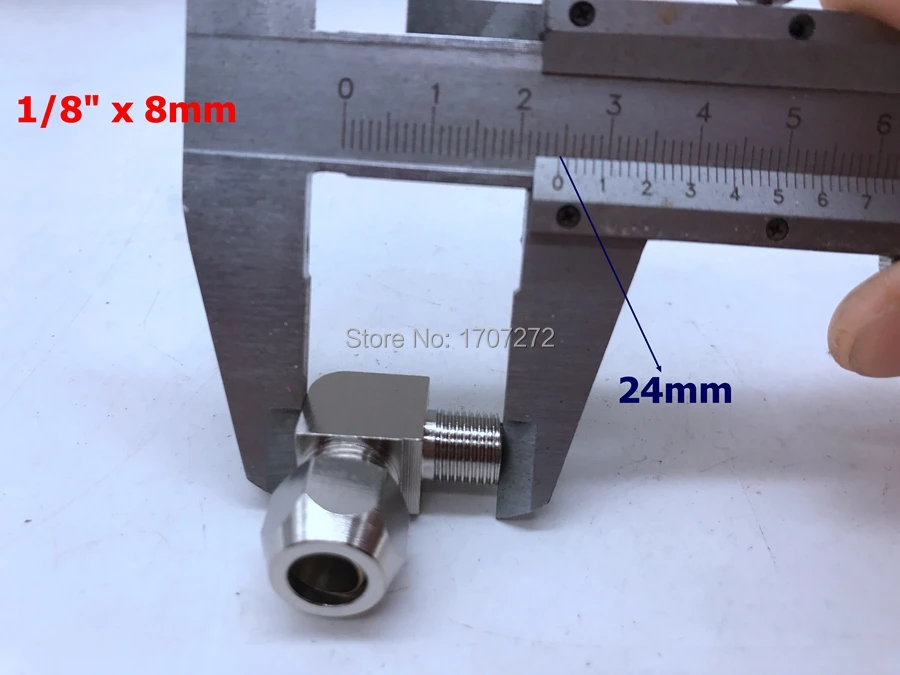 Бесплатная доставка медный фитинг 1/8 "x 8 мм Высокое качество колено наконечник