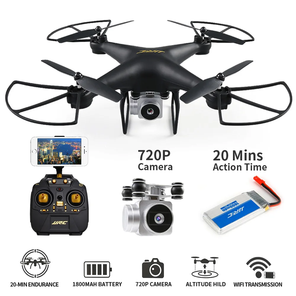INKPOT уличный Радиоуправляемый квадрокоптер JJR/C JJRC H68 Дрон с камерой HD 720P Высокий