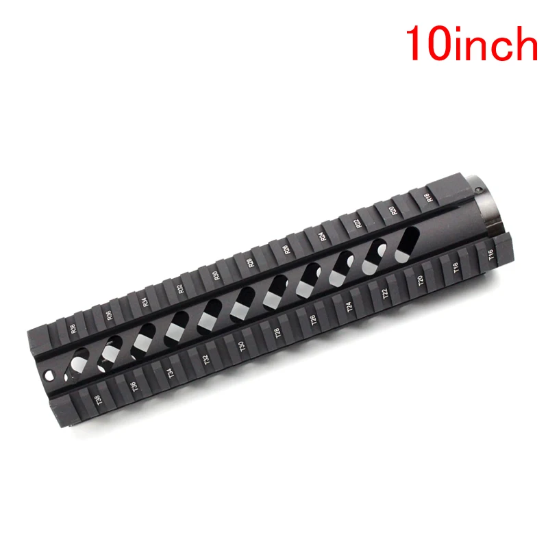 10inch Тактический сверхмощный 4,7, 10,12, 15 дюймов бесплатно поплавок Quad Rail Handguard. 223/5. 56 Пикатинни система для AR-15 M16 M4 Handguard - Цвет: 10inch