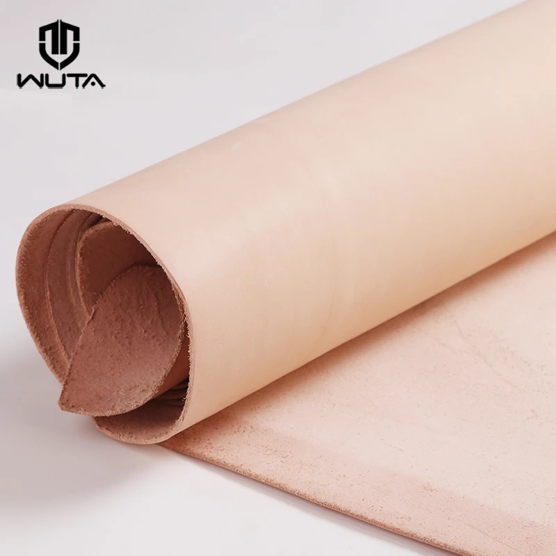 WUTA Natural Vegetable Tanned Cowhide Leather Piece Tooling Engraving Leathercraft Diy Material Turkey Imported 5/6oz Pre-cut | Дом и сад