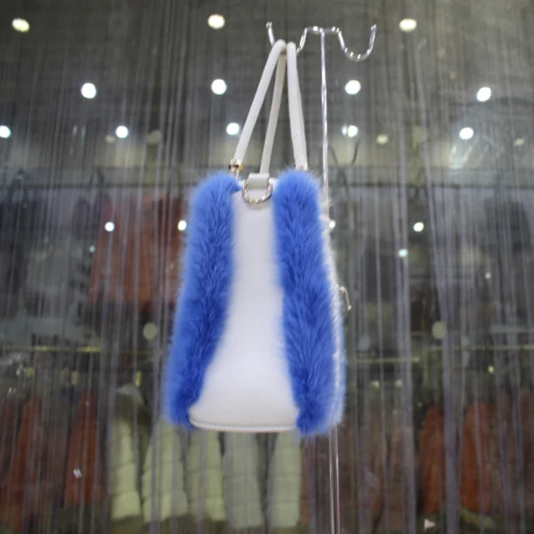 2016 модная кожаная сумка из меха норки женские сумки через плечо натурального