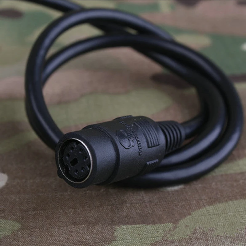 Тактические наушники EmersonGear Peltor PTT гарнитура Push To адаптер радио Страйкбольное