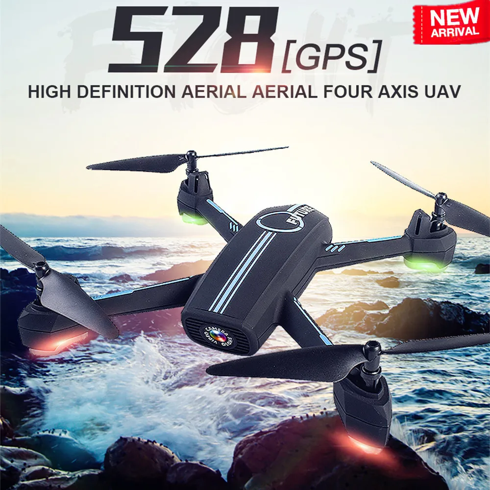 JXD528 Дрон с gps режимом слежения за мной Wi Fi FPV Квадрокоптер Радиоуправляемый