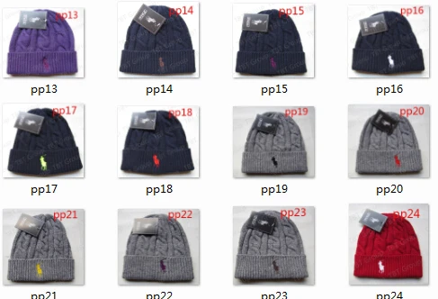 gift NEW!hot!!polo Beanies knitted hat 58CM to 65CM autumn winter caps for mens or womens outdoor cap /1000 color | Аксессуары для