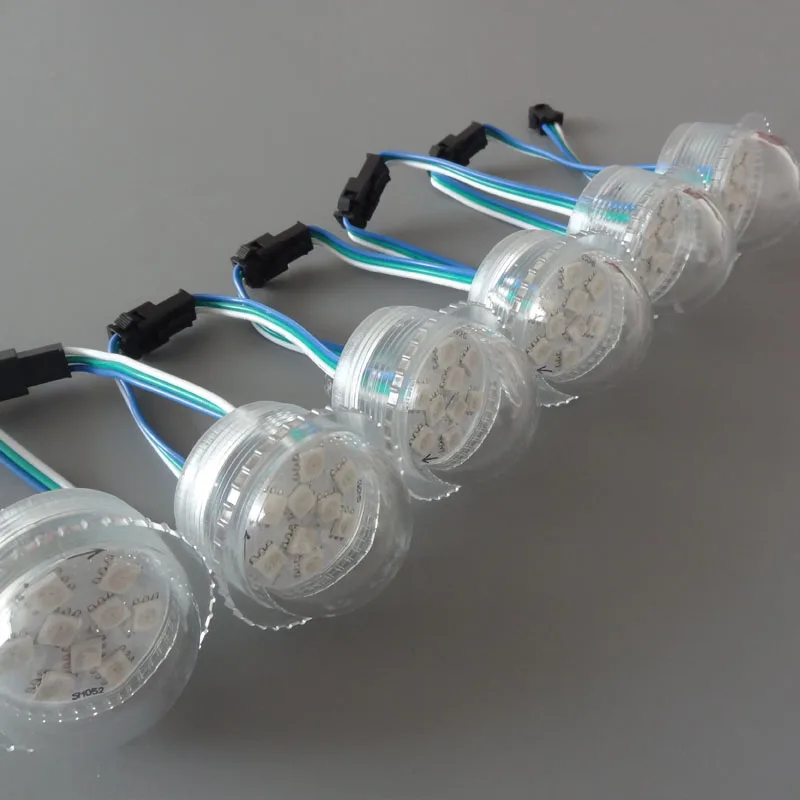 500 шт./лот UCS1903 умный светодиодный пиксельный модуль 36 мм DC12V 9 шт. SMD 5050 RGB LED полный