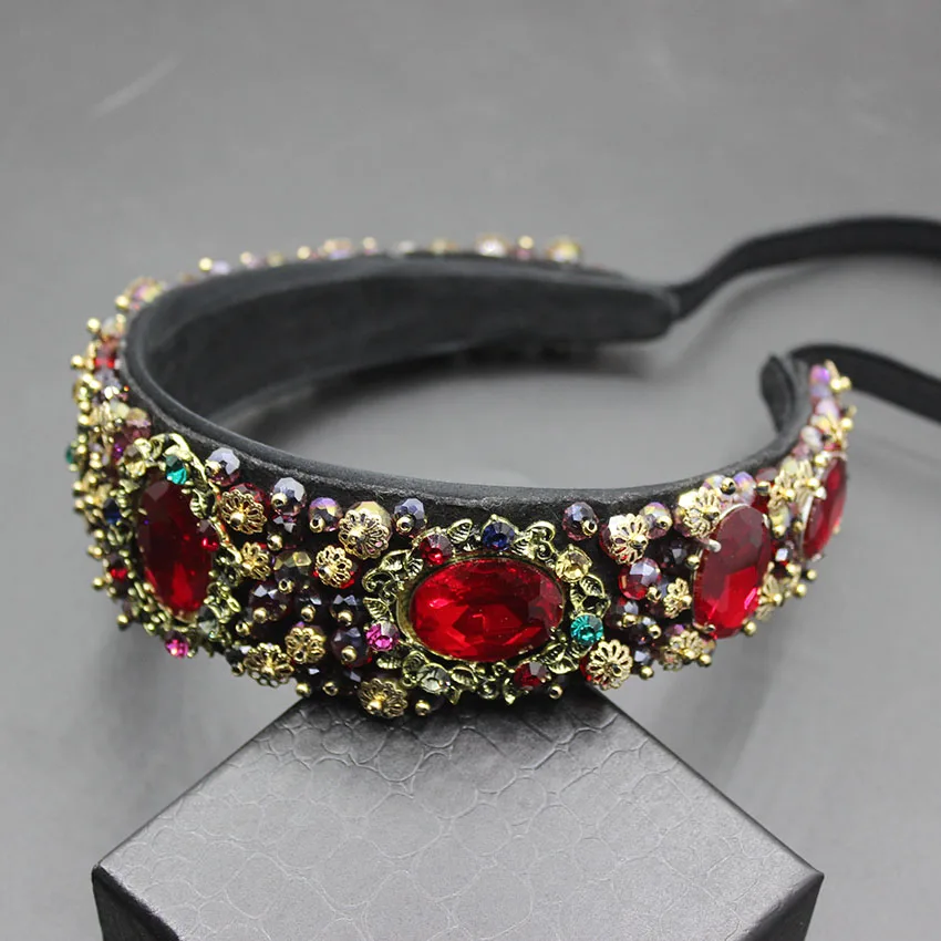 Новая ручная работа свадебная головная повязка с кристаллическими оправами, украшения для невесты, модные изделия из головных уборов, роскошные винтажные танцевальные головные повязки 316.