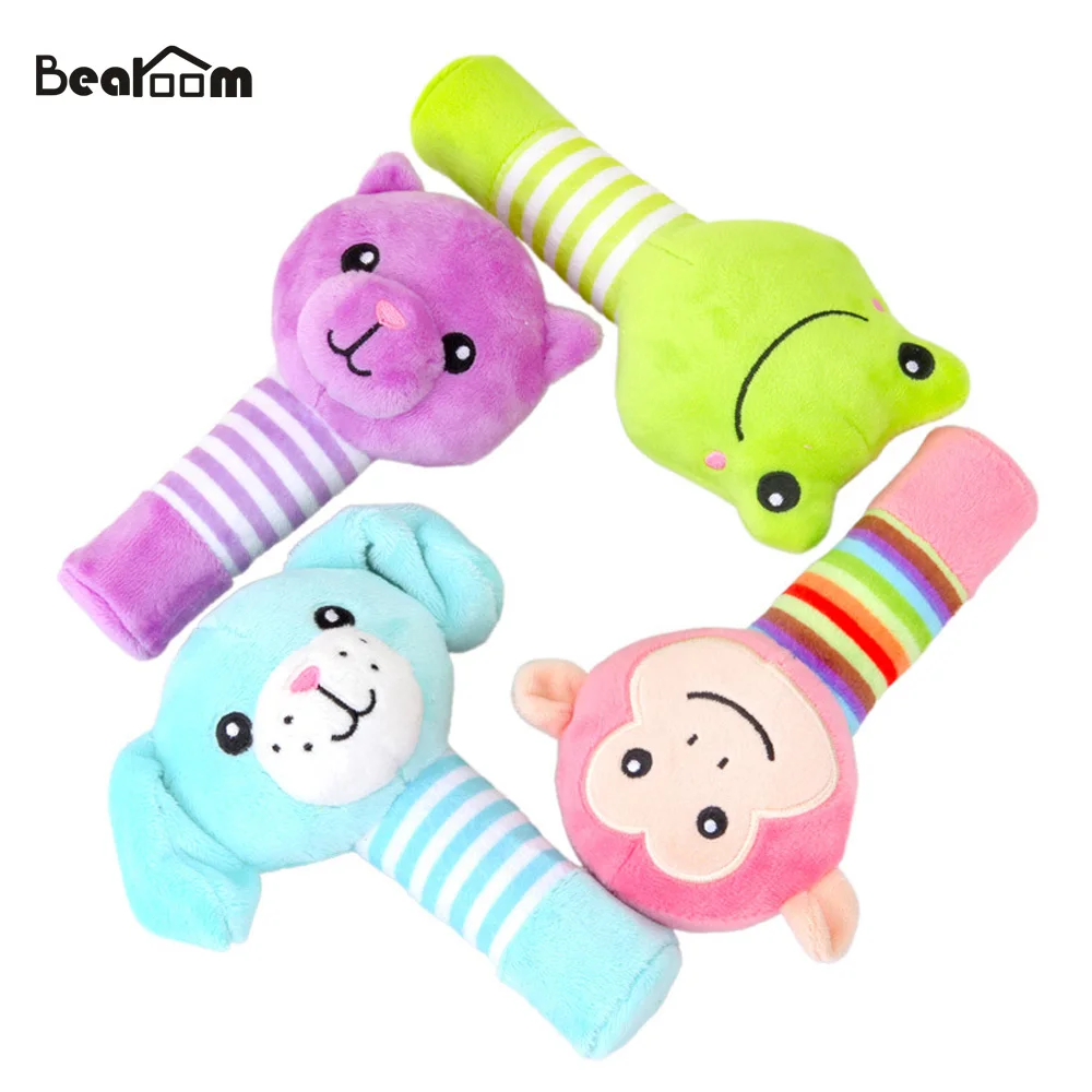 Bearoom детские погремушки Bebe мобильные игрушки ручной захват Погремушки