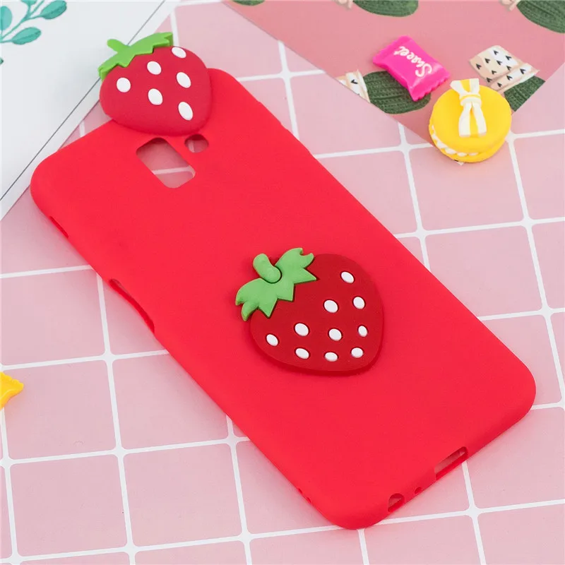 Чехол для samsung J6 Plus, чехол для samsung Galaxy J4 J6 Plus, чехол, 3D единорог, панда, кукла, мягкий силиконовый чехол для телефона s