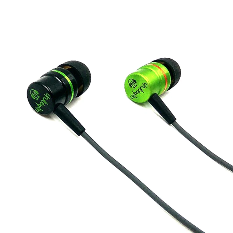 URBANFUN 3 5 мм в ухо наушник бериллиевой привод металлические наушники HiFi гарнитура