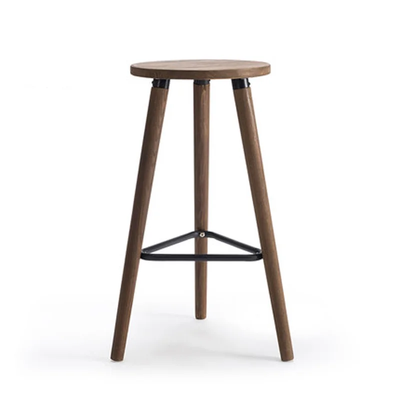 100% Wooden bar stools chair Bar Furniture fauteuil living room furniture silla Wood Commercial banqueta taburete | Мебель