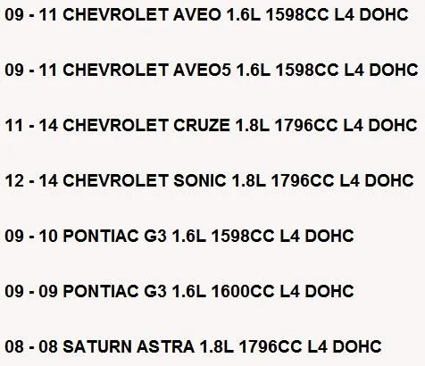 FS VVT с изменяющимся опережением соленоида для CHEVROLET CRUZE ASTRA Aveo Sonic TRAX 55567050 967488028 12992408 1235299