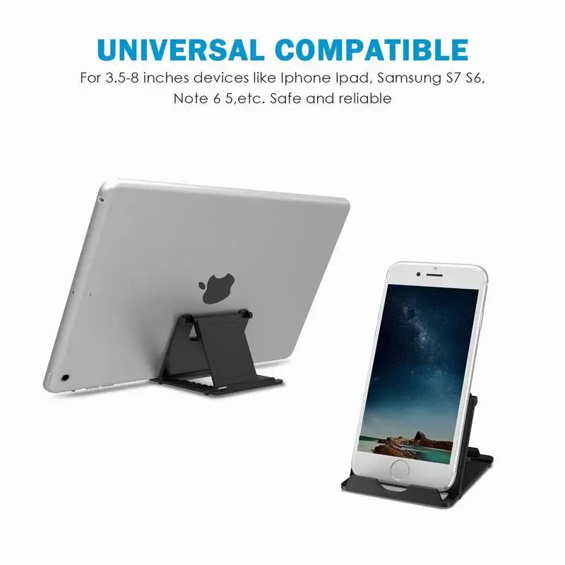 Hsmeilleur универсальный настольный держатель для телефона для iPhone XS Max xr 8Plus samsung Note 9 iPad Tablet Портативная подставка для мобильного телефона