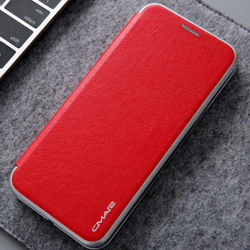 Red Pu кожаный бумажник слот для карт тонкий чехол Магнитный откидной Чехол для iPhone XS Max XR 6S 7 8 Plus 11 Pro Max - Цвет: Red