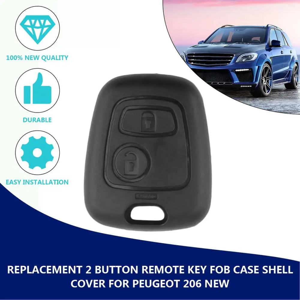 &quotUncut Blade Car casa сменный Футляр для ключей чехол защита piergeot106 107 206 207 407 806 Funda Botones