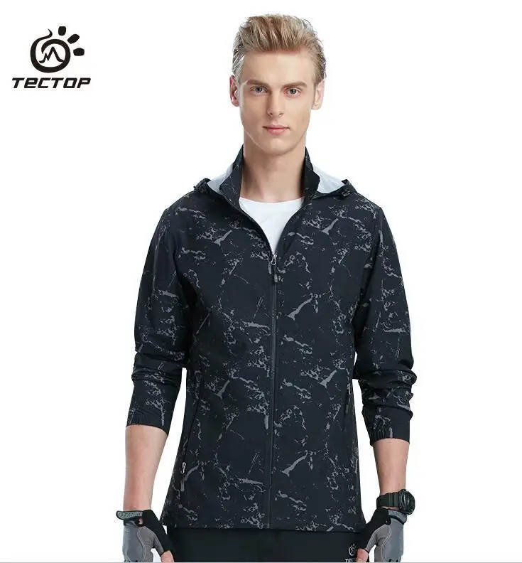 Men Black Модное камуфляжное пальто для мужчин wo мужские тонкие эластичные солнцезащитные водонепроницаемые летние дышащие уличные пальто тонкие повседневные куртки - Цвет: Men Black