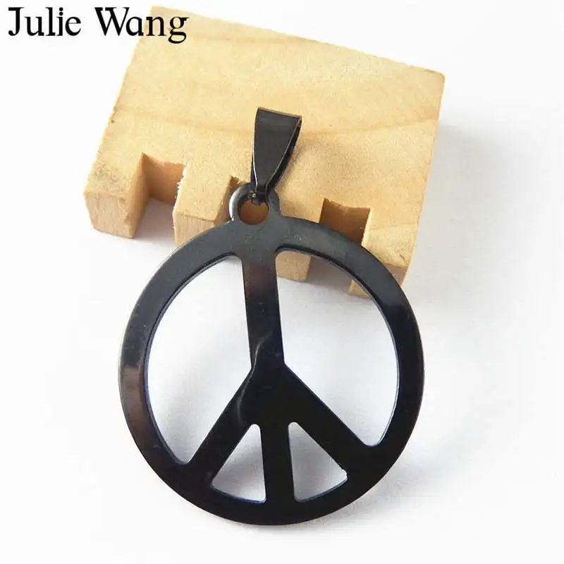 1 шт. черная подвеска Julie Wang из нержавеющей стали|Шармы| |