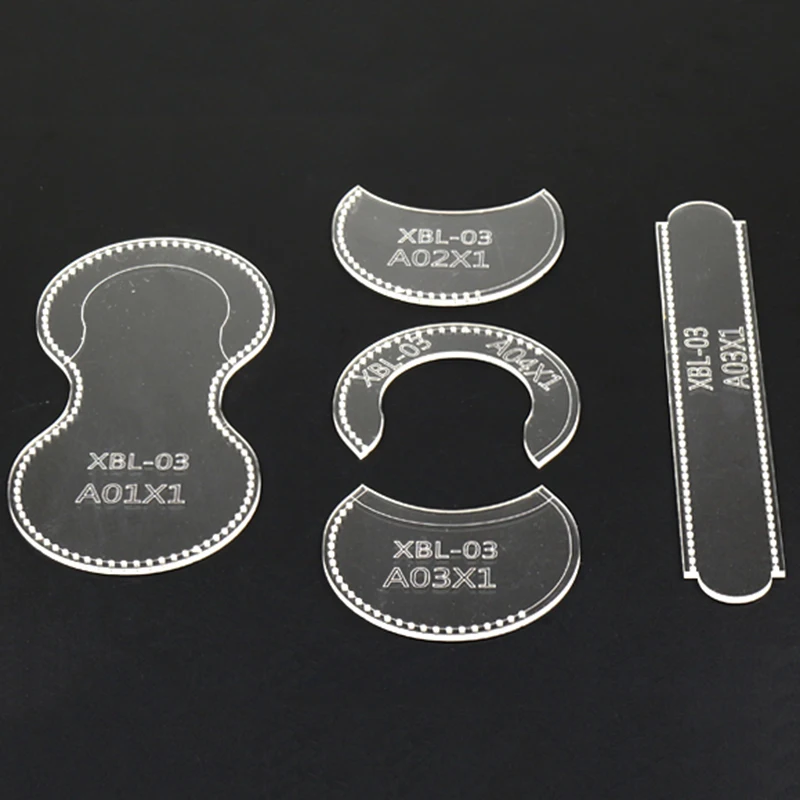 Прозрачный и акриловый кошелек сумка шаблон трафареты набор кожа ручной работы