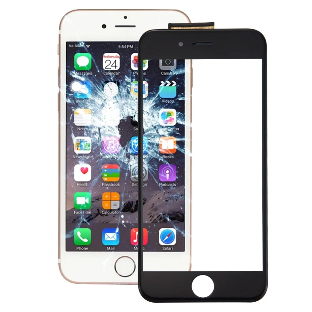 1 шт. внешнее стекло с ока + Рамка для iPhone 6s сенсорный экран дигитайзер панель