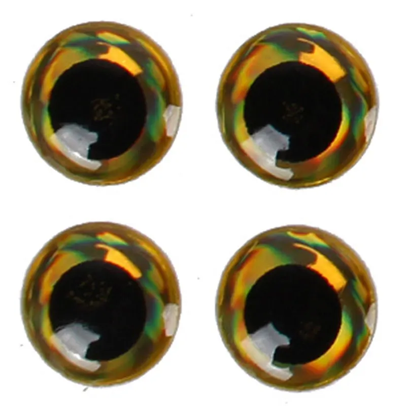

100pcs 6mm 3D Holographic Fishing Lure Fish Eyes Fly Tying Jigs Crafts BHD2