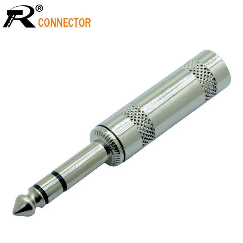 Высокое качество Jack 6 35 мм 1/8 &quotпровод разъем 5 3-полюсный Аудио Микрофон штекер