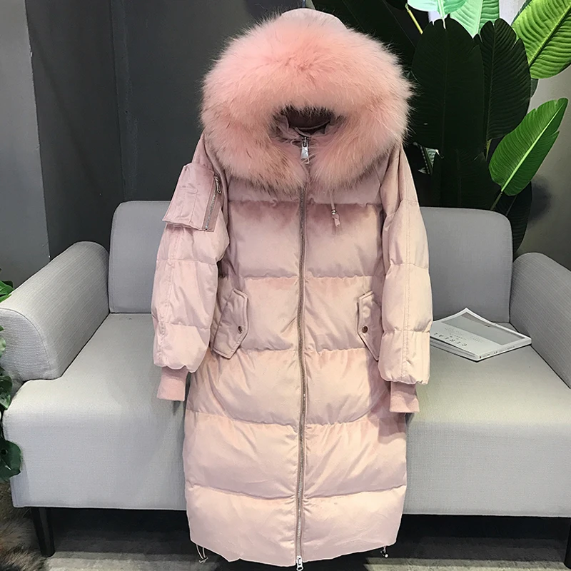 Женские зимние пуховые пальто теплая парка 2018 зимняя пуховая куртка женская
