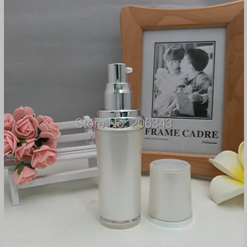 30 мл жемчужно-белый акрил баррель типа пресс-насос лосьон. Бутылка для эмазии