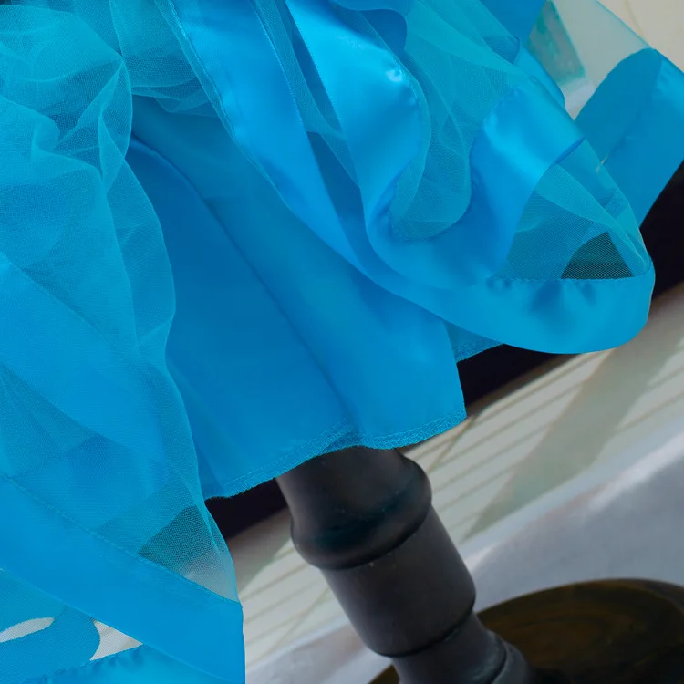 2017 платье принцессы Эльзы для маленьких девочек одежда синего и розового цвета