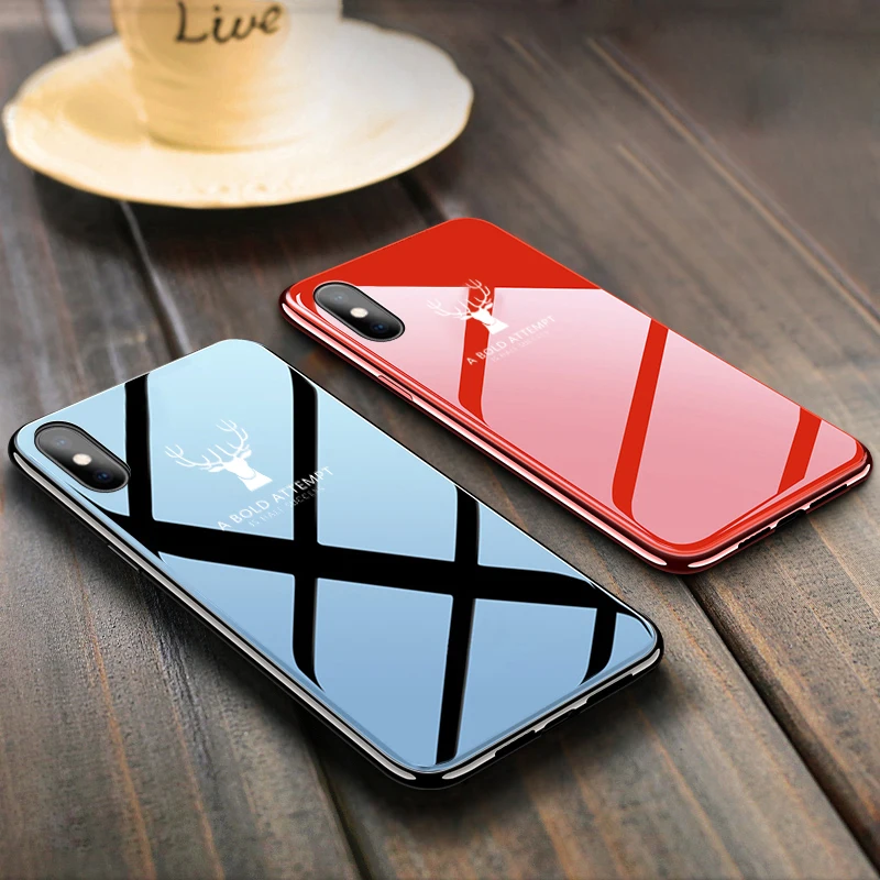 CHYI Роскошная плакированная edge чехол для телефона iphone xs max стекло Xr стеклянная