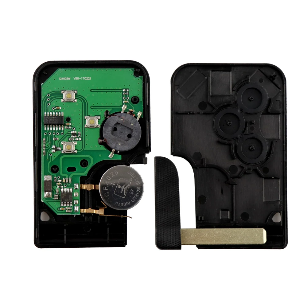 YIQIXIN 3 кнопки смарт-ключ карты 433 МГц ID46 PCF7926 PCF7947 чип для Renault Megane 2 3 Scenic Grand 2003-2008 дистанционный Автомобильный ключ