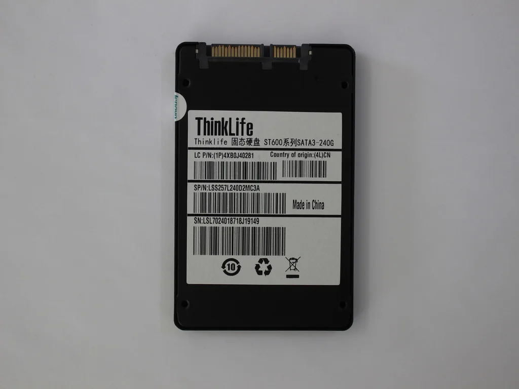 Оригинальный Lenovo thinklife SSD 480 ГБ 256 120 128 ST600 Внутренний твердотельный диск Жесткий