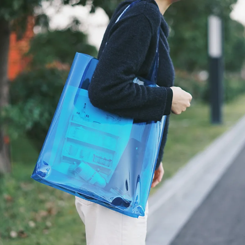 1 шт. сумки из ПВХ косметическая сумка с ручкой женские брендовые дизайнерские