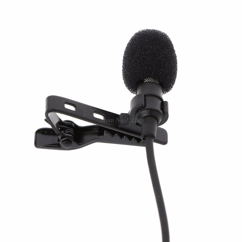 Lavalier Клип на лацкане Hands Free микрофон для ПК ноутбука планшета сотового телефона