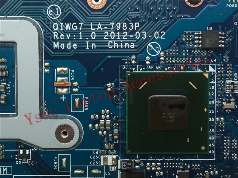 Бесплатная доставка Новинка Новая QIWG7 LA 7983P материнская плата для ноутбука Lenovo G780