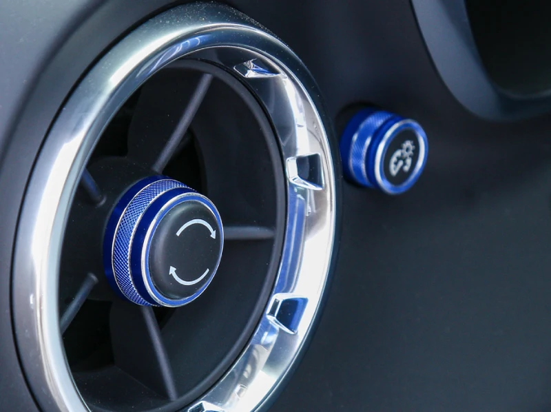 Подходит для Chevrolet Camaro алюминиевый сплав автомобильный Стайлинг Аксессуары для интерьера переключатель для кондиционера Кнопка крышка 7 шт