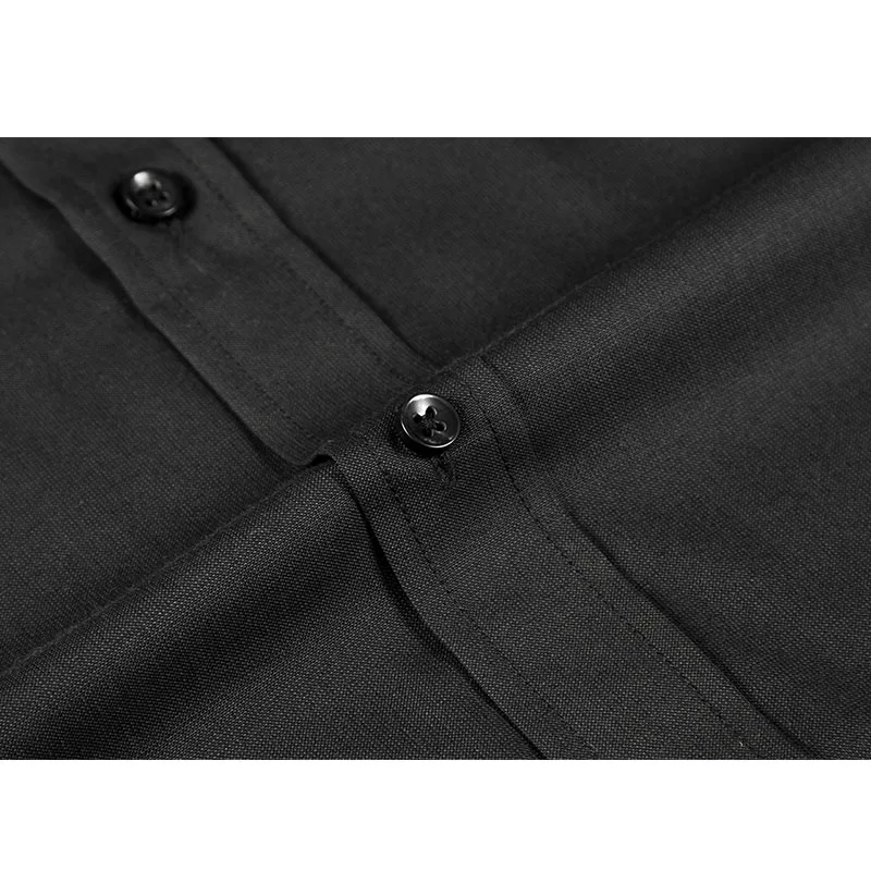 Men Shirt Classic Solid Color Cotton Long Sleeve Normal fit Fashion Business Casual Brand Clothing Social Comfortable Soft | Мужская