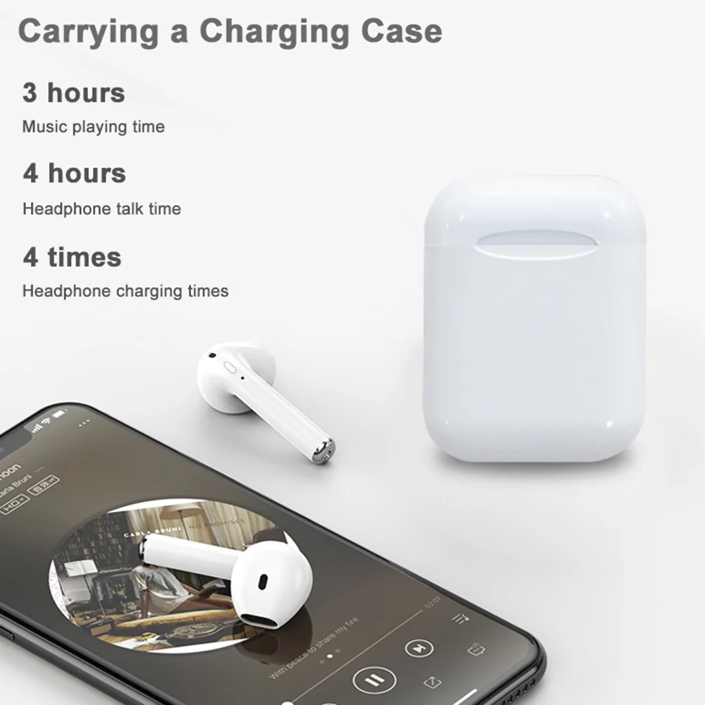 I11 tws Беспроводная bluetooth-гарнитура 5 0 мини спортивные наушники беспроводные
