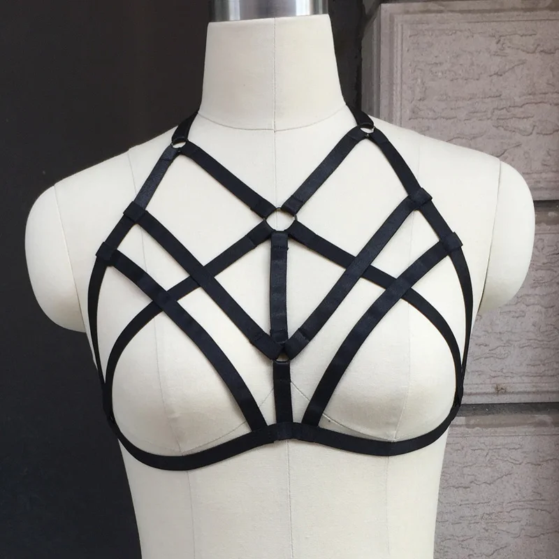 Костюмы на Хэллоуин клетка бюстгальтер упряжка корсет-бондаж для девушек