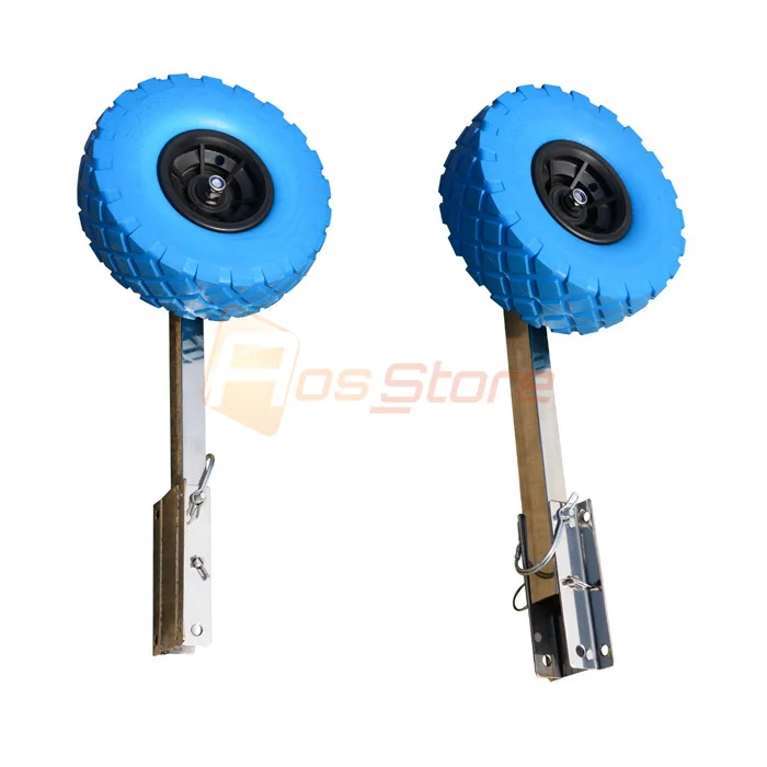 Новинка катер из нержавеющей стали колесо для запуска тележка надувной лодки