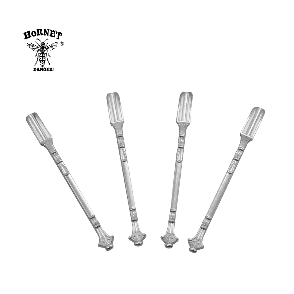 

HORNET Crown Shovel Shape 78 MM Metal Spoon Sniffer Snorter Powder Hoover Hooter Snuff Tobacco Pipe Shovel Smoking Accessories