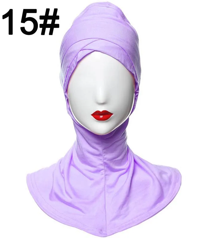 Новинка 2018 стильные мусульманские шапки из модала с двойным пересечением